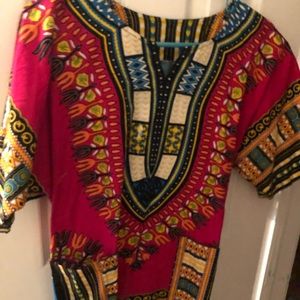 Handmade African print shirt